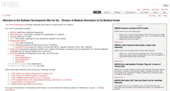 Desktop Screenshot of informatics.kumc.edu